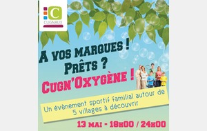 CUGN'OYGENE le 13 mai 2015 à partir de 18h