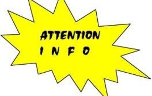 Planning entraînement samedi 5 novembre 2016 modifié cause interclubs à Muret