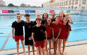 Stage de février pour nos nageurs compétiteurs le matin à Castex le soir à la Ramée