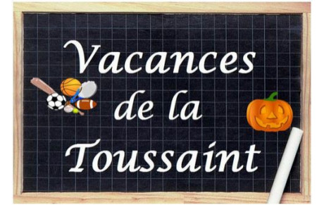 Planning vacances de Toussaint 2015