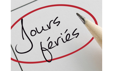 Gestion jours fériés jusqu'à la fin de l'année