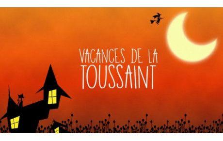 Planning des vacances de la Toussaint